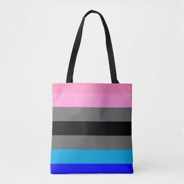 Bolsa Tote Bandeira do Orgulho Ambonec (Frente)
