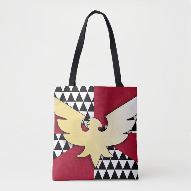 Bolsa Tote Bandeira do Orgulho Drag (Frente)
