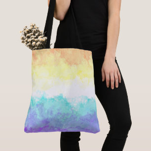 Bolsa Tote Bandeira do Orgulho Genderfaun Abstrato Boho Redem