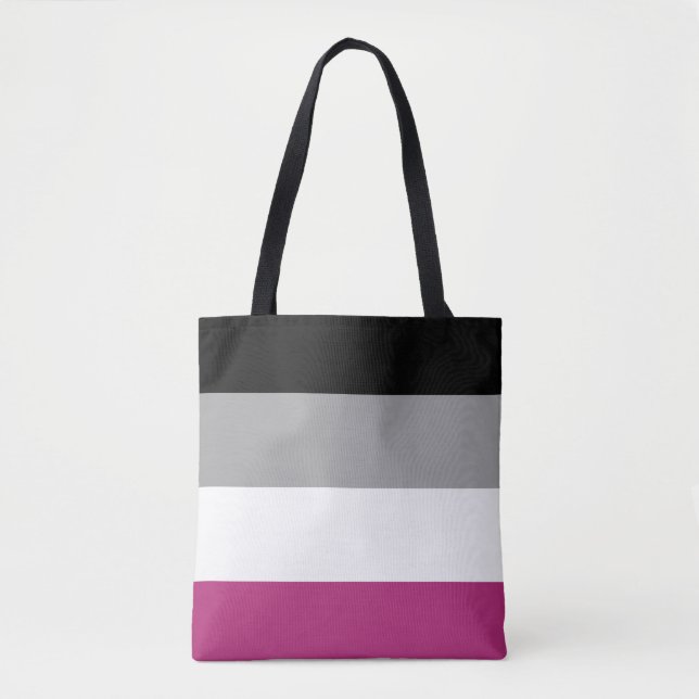 Bolsa Tote Bandeira do Orgulho Gynephilia (Frente)