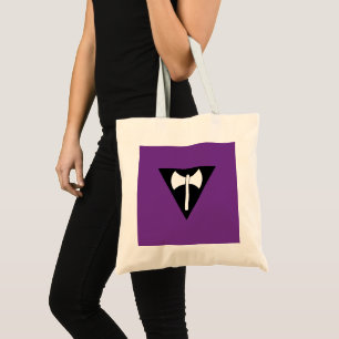 Bolsa Tote bandeira do orgulho lésbico SlipperyJoe feminista