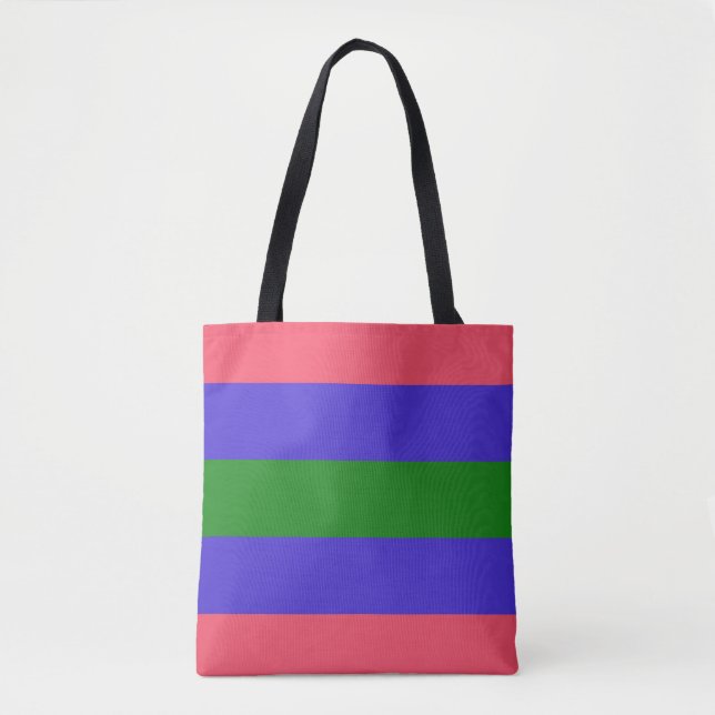 Bolsa Tote Bandeira do Orgulho Trigênero (Frente)