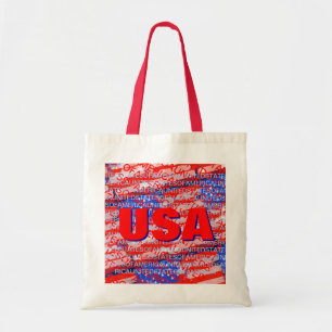 Bolsa Tote Bandeira do país patriótico dos EUA