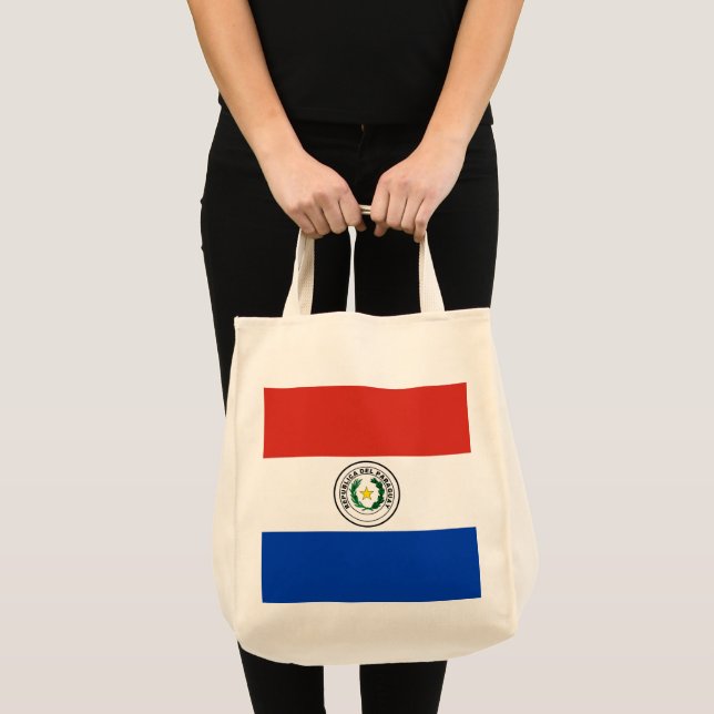 Bolsa Tote bandeira do Paraguai (Frente (produto))