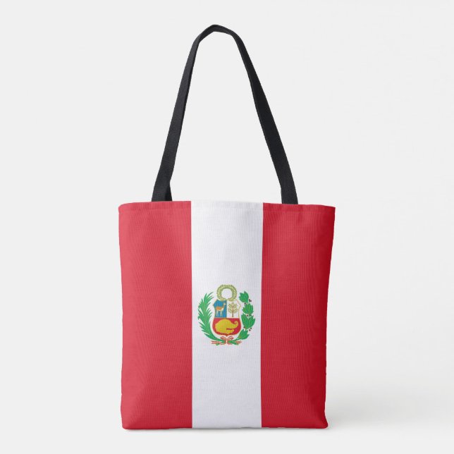 Bolsa Tote Bandeira do Peru (Verso)