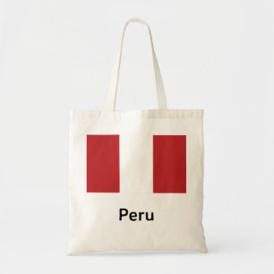 Bolsa Tote Bandeira do Peru
