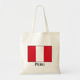 Bolsa Tote Bandeira do Peru