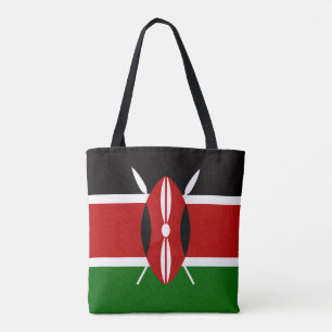 Bolsa Tote Bandeira do Quênia, Bandeira do Quênia