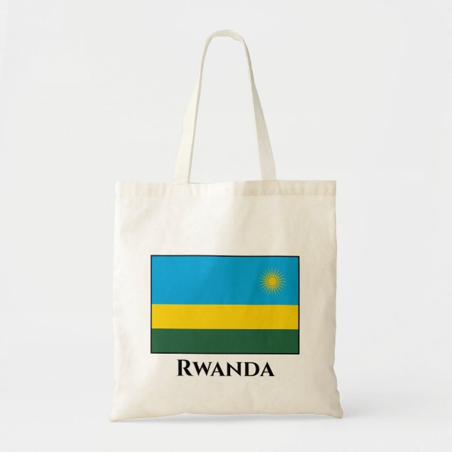 Bolsa Tote Bandeira do Ruanda (Frente)