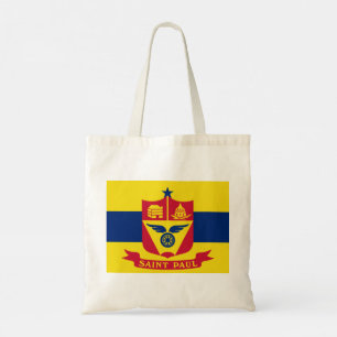 Bolsa Tote Bandeira do Santo Paul (Minnesota)