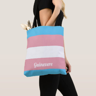 Bolsa Tote Bandeira | do Transgender personalizado