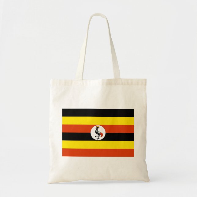 Bolsa Tote Bandeira do Uganda (Frente)