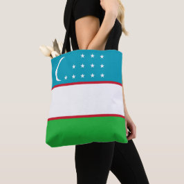 Bolsa Tote bandeira do Usbequistão