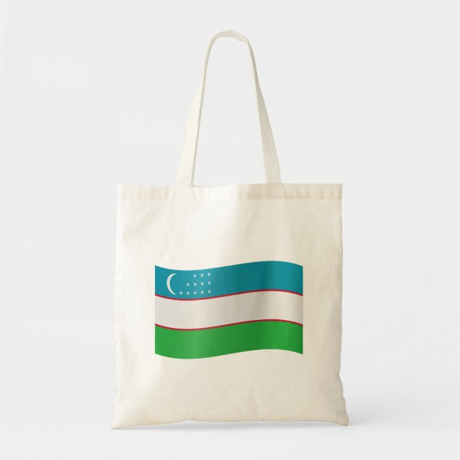 Bolsa Tote Bandeira do Usbequistão (Frente)