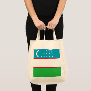 Bolsa Tote bandeira do Usbequistão