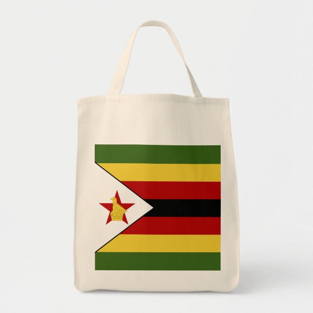 Bolsa Tote Bandeira do Zimbabué (Frente)