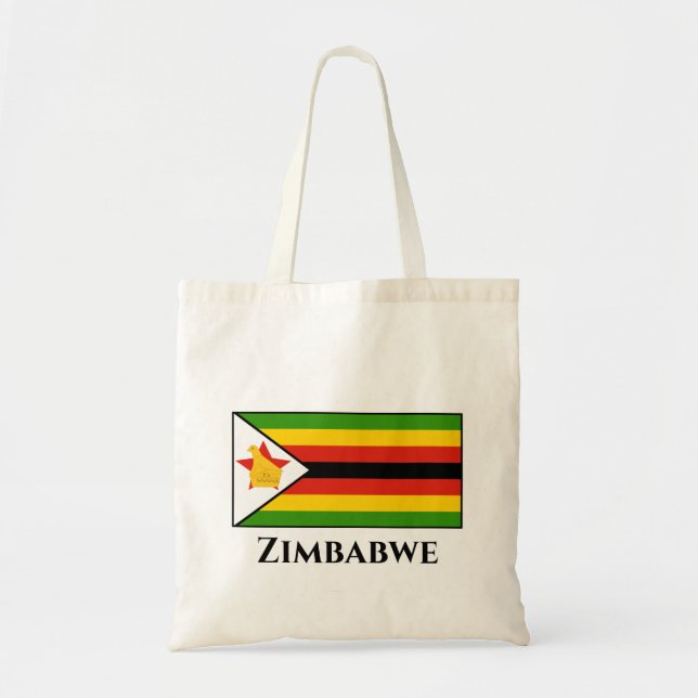 Bolsa Tote Bandeira do Zimbabué (Frente)