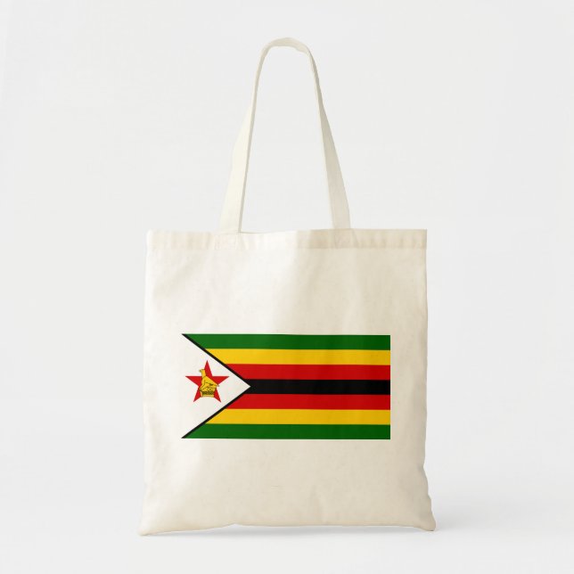 Bolsa Tote Bandeira do Zimbabué (Frente)