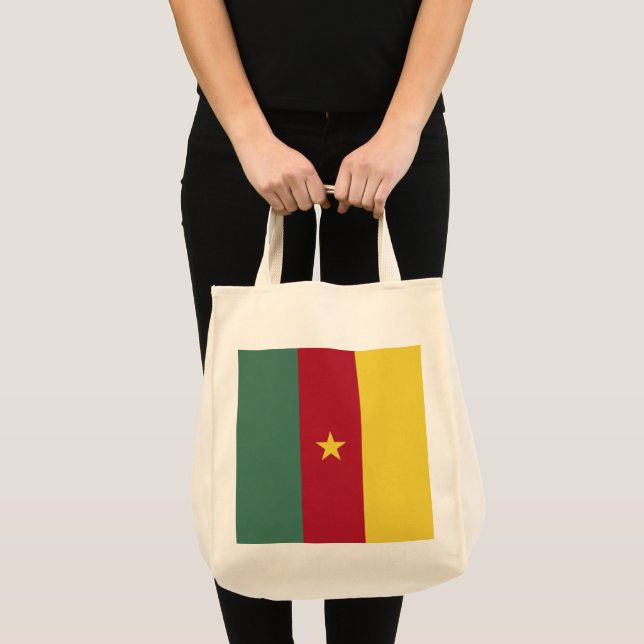 Bolsa Tote Bandeira dos Camarões (Frente (produto))