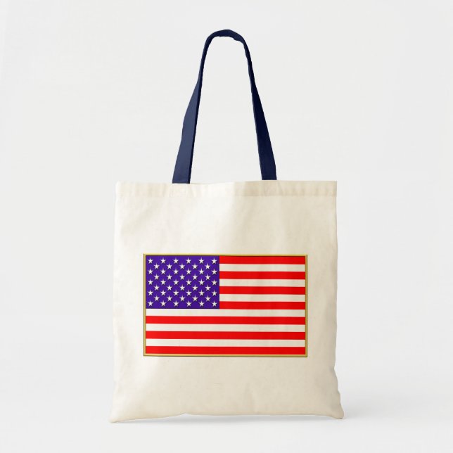 Bolsa Tote Bandeira dos E.U. (Frente)