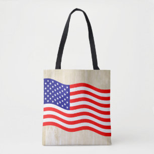 Bolsa Tote Bandeira dos Estados Unidos da América - suas idei