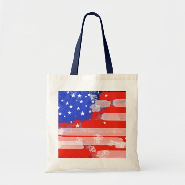 Bolsa Tote bandeira dos EUA (Frente)