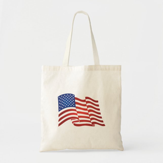 Bolsa Tote bandeira dos EUA (Frente)