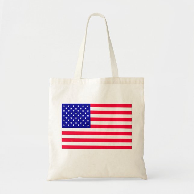 Bolsa Tote Bandeira dos EUA 4 de julho (Frente)