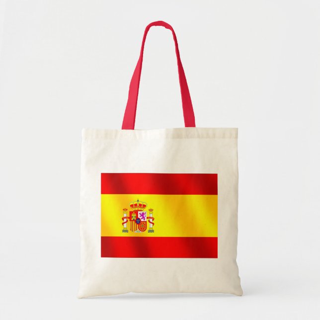 Bolsa Tote Bandeira espanhola de presentes da espanha para (Frente)