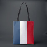 Bolsa Tote Bandeira francesa<br><div class="desc">Bandeira nacional de França.</div>