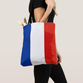 Bolsa Tote bandeira francesa