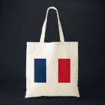 Bolsa Tote Bandeira francesa<br><div class="desc">Bandeira nacional de França.</div>