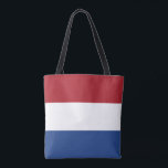 Bolsa Tote Bandeira Holandesa<br><div class="desc">Bandeira Patriótica dos Países Baixos.</div>