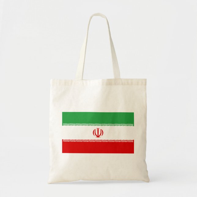 Bolsa Tote Bandeira Iraniana (Irã) (Persa) (Frente)
