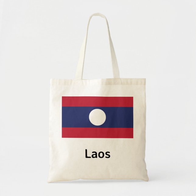 Bolsa Tote Bandeira Laos (Frente)