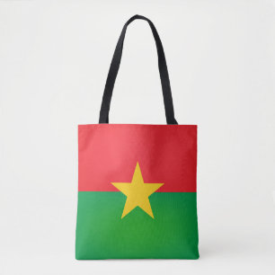 Bolsa Tote Bandeira Legal Burkina Faso
