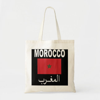 Bolsa Tote Bandeira Marrocos T-Shirt Marroquino Sinalizadores