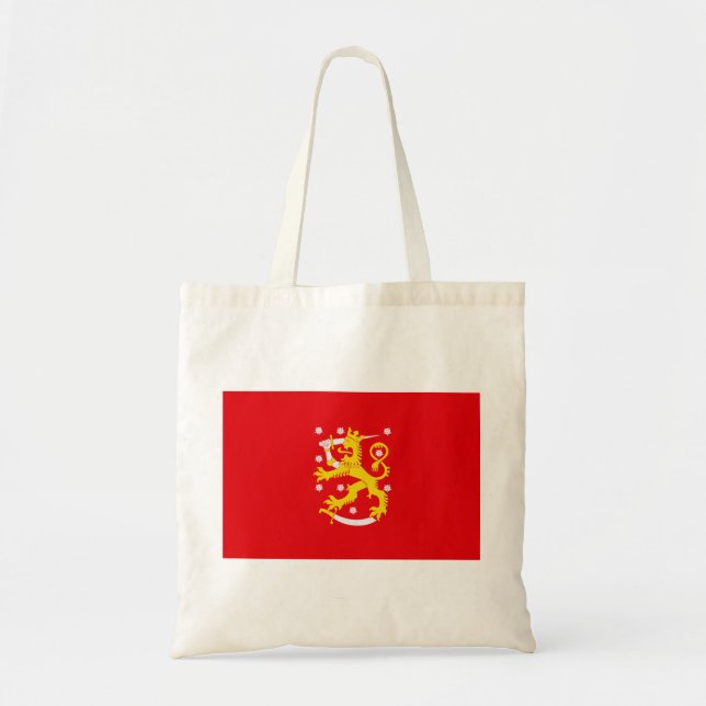 Bolsa Tote Bandeira Medieval da Finlândia (Frente)