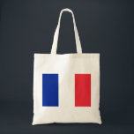 Bolsa Tote Bandeira Nacional da França<br><div class="desc">Quer que todos saibam que você representa um determinado país? Mostre o seu orgulho nacional com esta bandeira do produto mundial. Este item exibe uma bandeira mundial com a bandeira da França. Visite o Poster World Flags em https://www.zazzle.com/worldflagsposter para ver mais produtos com bandeiras e banners de todo o mundo....</div>
