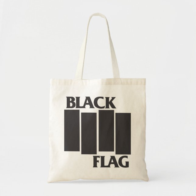 Bolsa Tote bandeira negra (Frente)