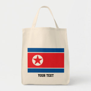 Bolsa Tote Bandeira norte-coreana