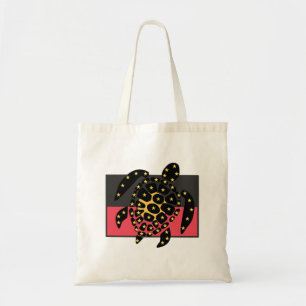 Bolsa Tote Bandeira Original Australiana E Tartaruga Marítima