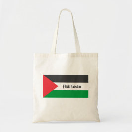 Bolsa Tote Bandeira Palestina Livre sob medida