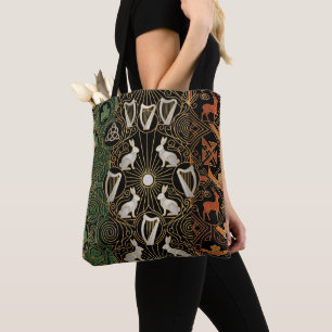 Bolsa Tote Bandeira Patrimonial Art Deco Nome Personalizado