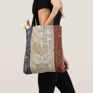 Bolsa Tote Bandeira Patrimonial Art Déco Nome Personalizado