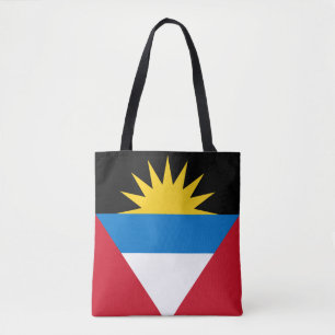 Bolsa Tote Bandeira Patriótica Antígua e Barbuda