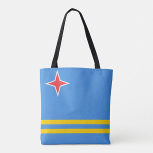 Bolsa Tote Bandeira Patriótica Aruba