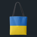 Bolsa Tote Bandeira Patriótica da Ucrânia<br><div class="desc">Bandeira patriótica da Ucrânia.</div>