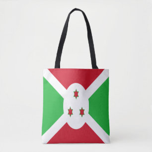 Bolsa Tote Bandeira Patriótica do Burundi