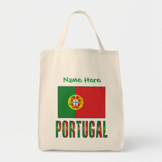 Bolsa Tote Bandeira Personalizada da Herança de Portugal